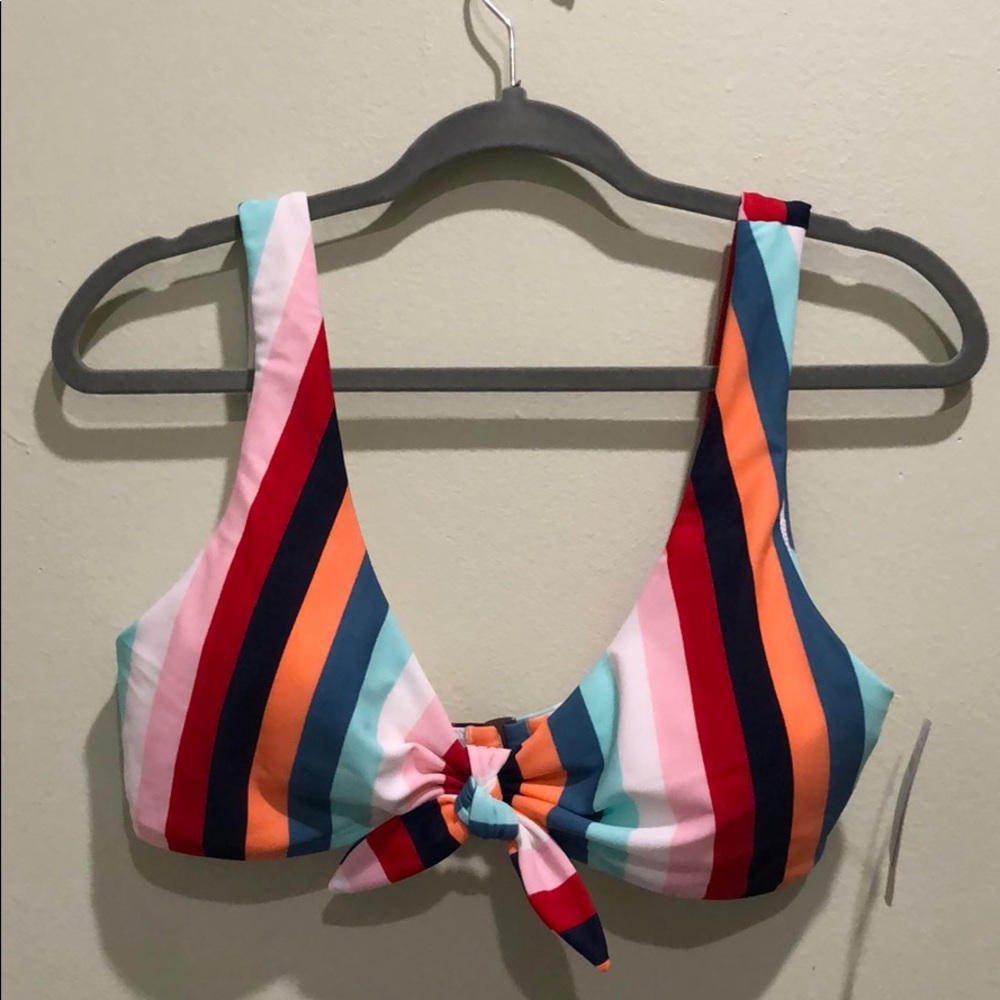 Striped Bikini Top